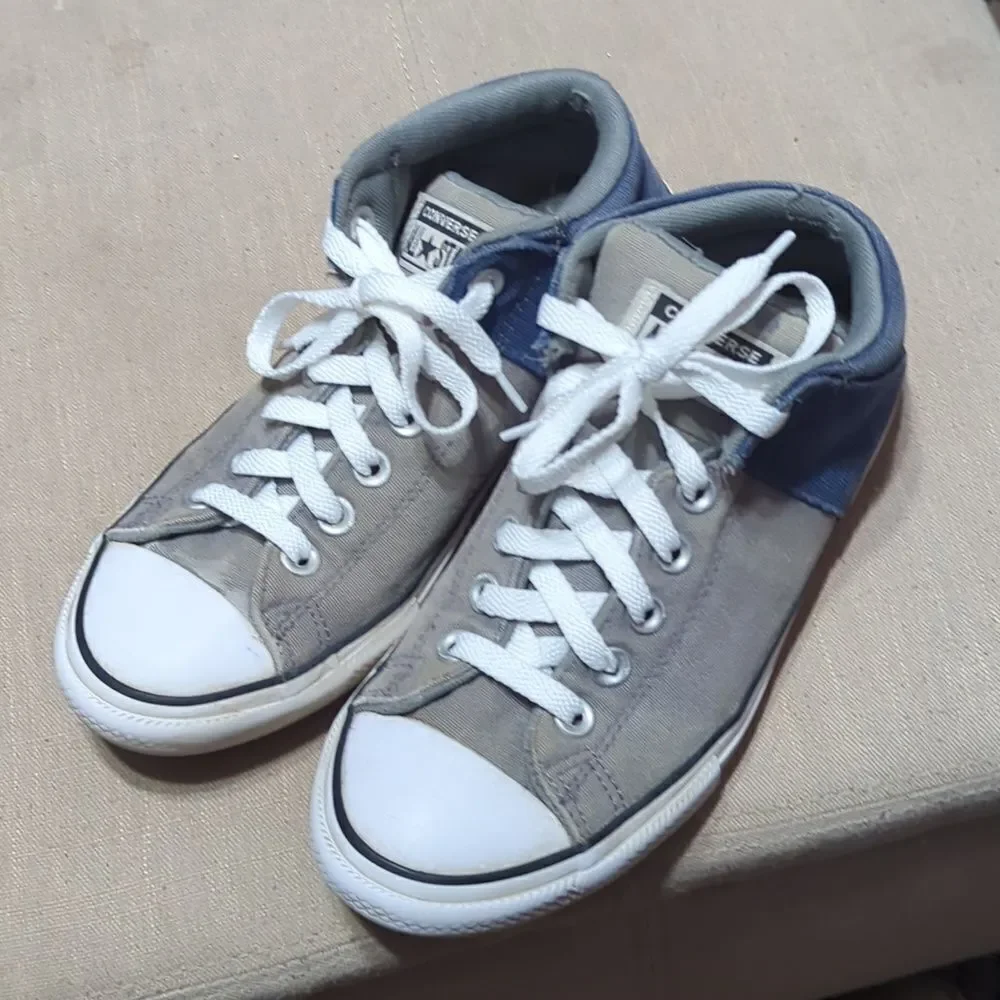 CONVERSE ALL STAR Chuck Taylor 665357F Gray Blue‎ Sneakers Junior Size 5